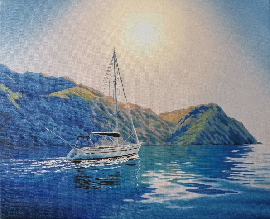 "У морских берегов", 40х50 см холст, масло