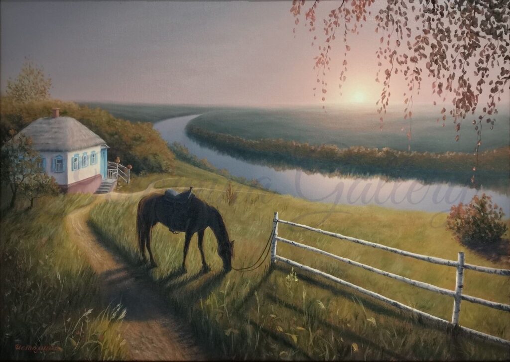 "В краю родном", 50х70 холст, масло