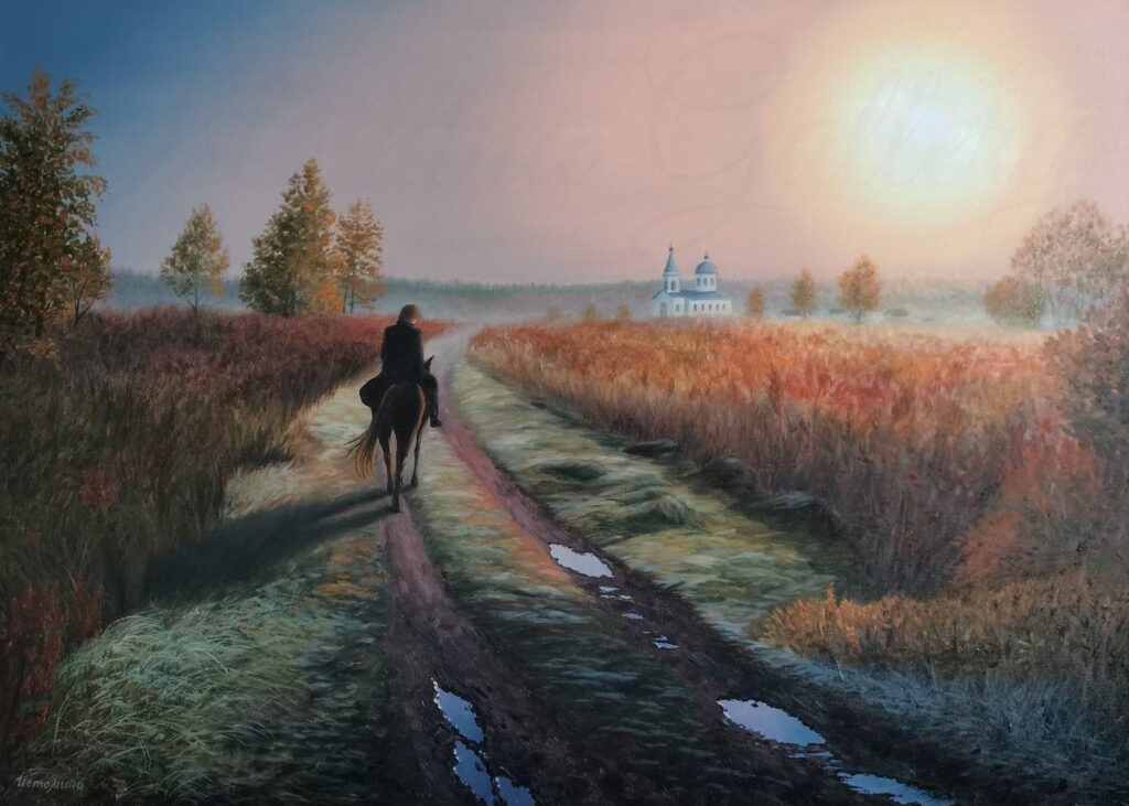 "Возвращение", 50х70 см. Холст, масло